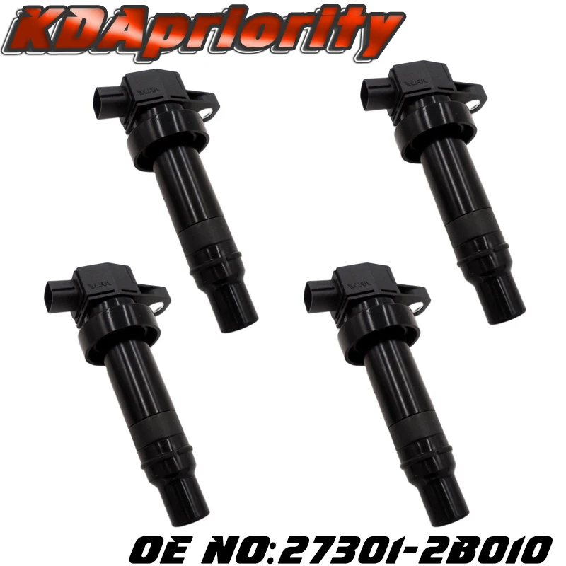 Ignition System Ignition Coil 4PCS 27301-2B010 Hyundai Accent Avante Creta Elantra Solaris Veloster Kia Carens Ceed 273012B010