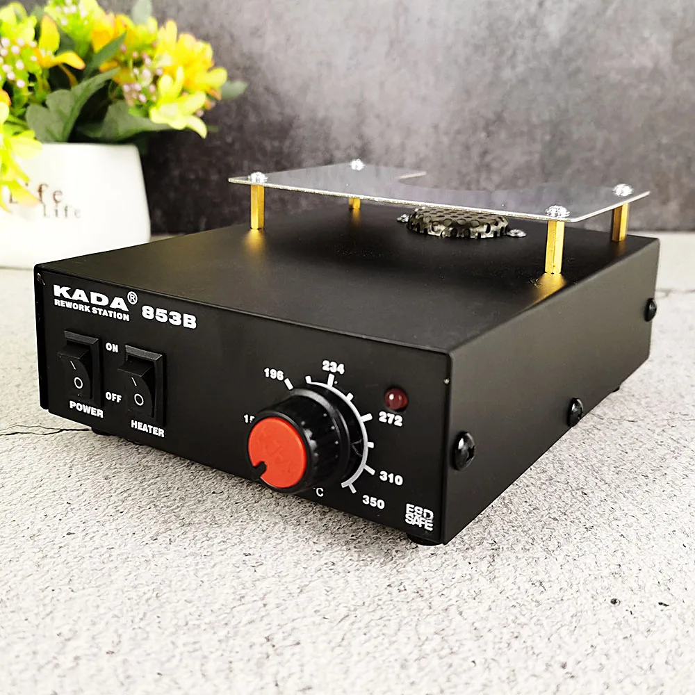 

KADA 853 853B 220V / 110V 540W preheating station for BGA PCB BGA recycling station preheating / hot air desoldering station