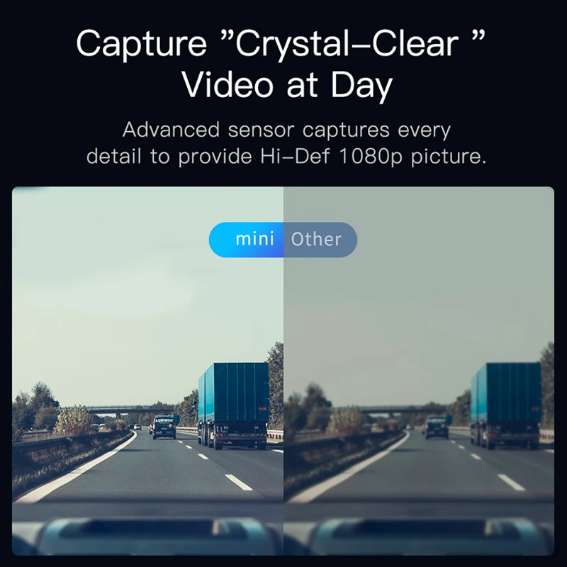 Versão da ue ddpai traço cam mini 1080p hd veículo unidade escondida de vídeo automático dvr câmera do carro gravador estacionamento monitor wi fi aplicativo inteligente