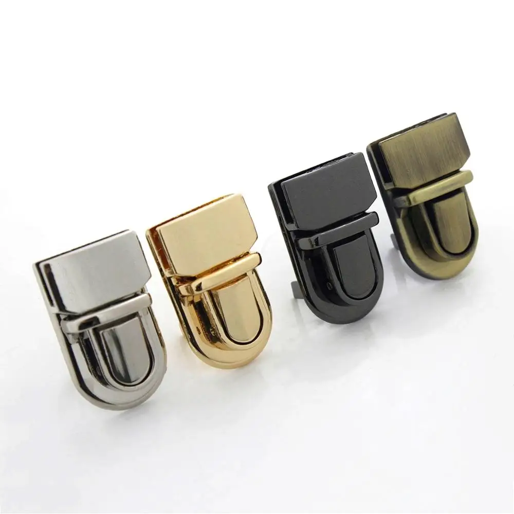 1pcs Metal Durable Buckle Tongue Lock Push Lock For DIY Handbag Bag Purse Luggage Hardware Closure Bag Parts Accessories