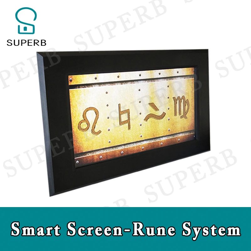 Escape spiel smart bildschirm rune prop rune system Ägypten Rune einstellen 4 Runes zu unclock escape zimmer rune requisiten 1987 superb neue prop
