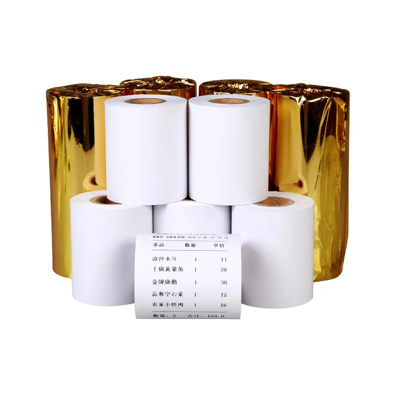 12 rolls 80x50mm Thermal Paper Receipt Paper POS Cash Register Roll For 80mm Thermal Printer for Supermarket Pos Machine Paper