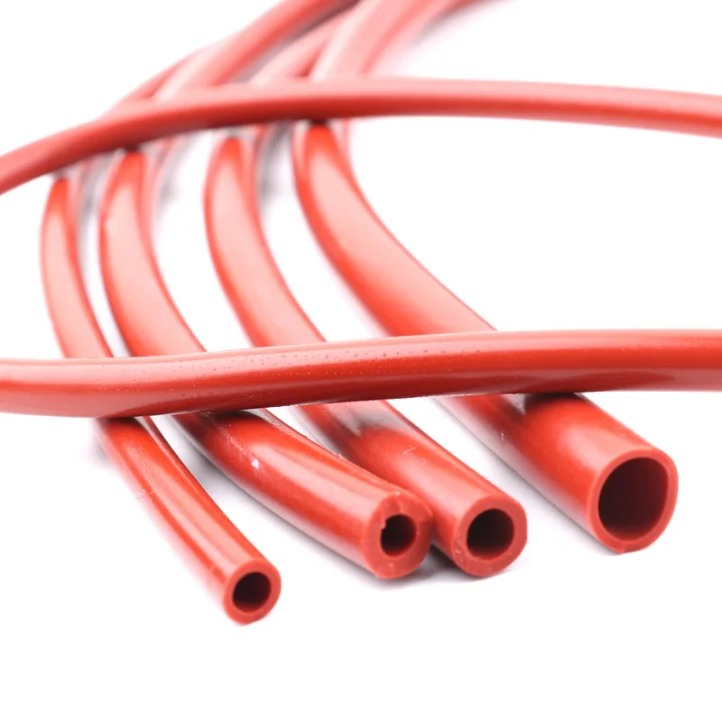 1M Red Silicone Tube 3~50mm Flexible Rubber Hose Thickened Heat Resistant Air Pump Line