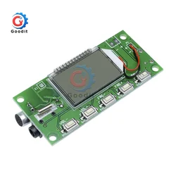 DSP PLL FM Transmitter Module 87-108MHZ LCD Digital Display Wireless Microphone Stereo Input DC 3.0V-5.0V 35mA