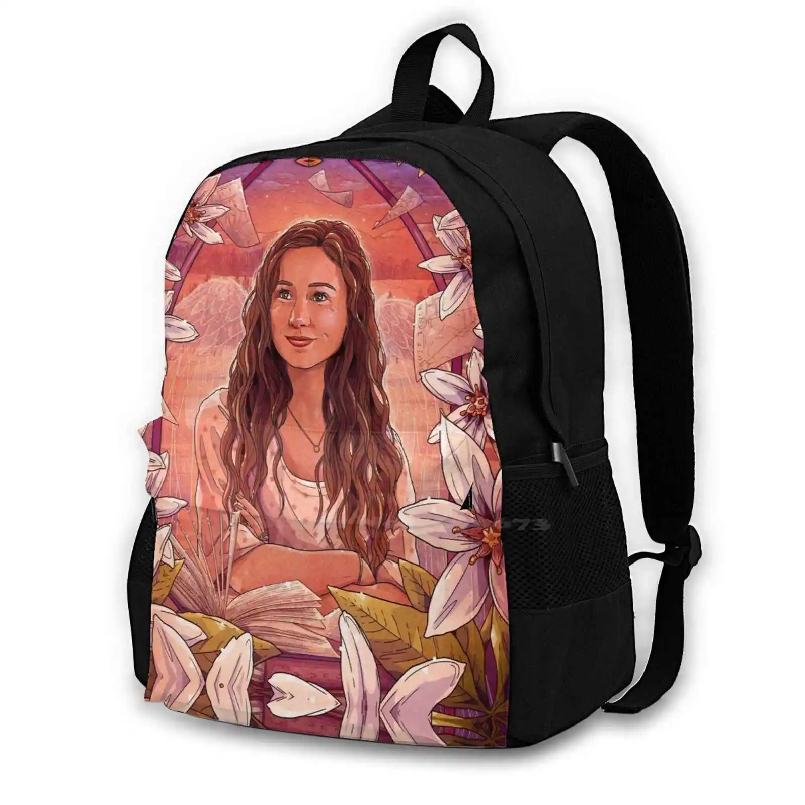 Waverly | The Star | Wynonna Earp Tarot Large Capacity School Backpack Laptop Bags Wynonna Earp Earptober Tarot Fan Art Pop