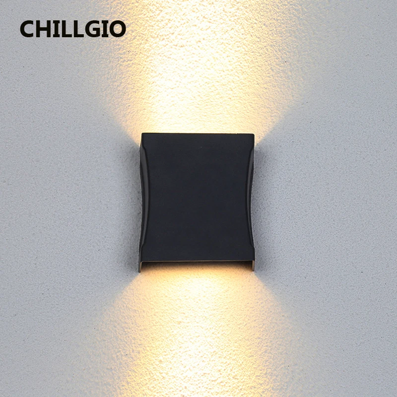 

CHILLGIO Waterproof Outdoor Wall Lamps Up And Down Bright External Lighting Garden Holiday Hotel Villa Decoration Indoor Lights