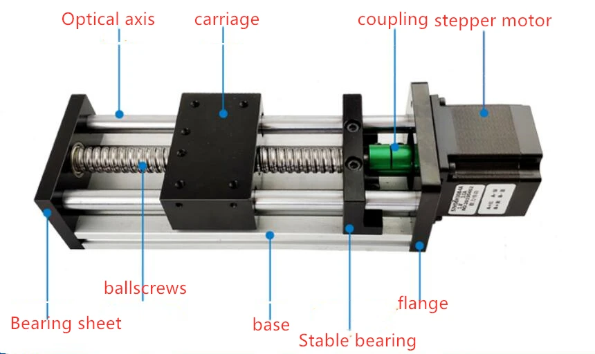 

50-100mm Effective Stroke CNC Linear Guide Stage Rail Motion Slide Table Ball Screw Actuator Module 3D Printer XYZ