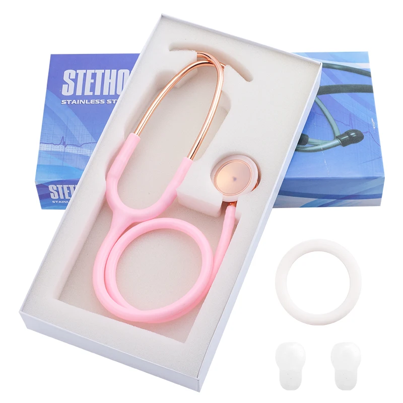 Double Head Stethoscope Professional Cardiology Stethoscope Medical Equipment Equipo Medico Doctor Nurse Student Stethoscope