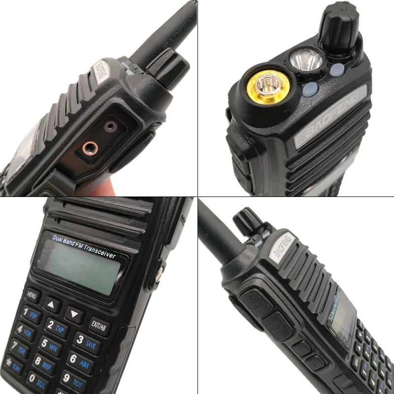 Russia Stock Baofeng UV-82 8W 3800mAh Walkie Talkie Portable Radio Station VHF UHF Ham Radio Scanner UV82 PLUS hf Transceiver