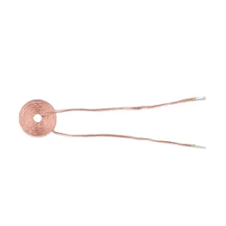 Taidacent 8mm Battery Powered Charging Induction Coils Micro Wireless Charger Coil Wireless Power Coil Wire Wrap Toroid Inductor