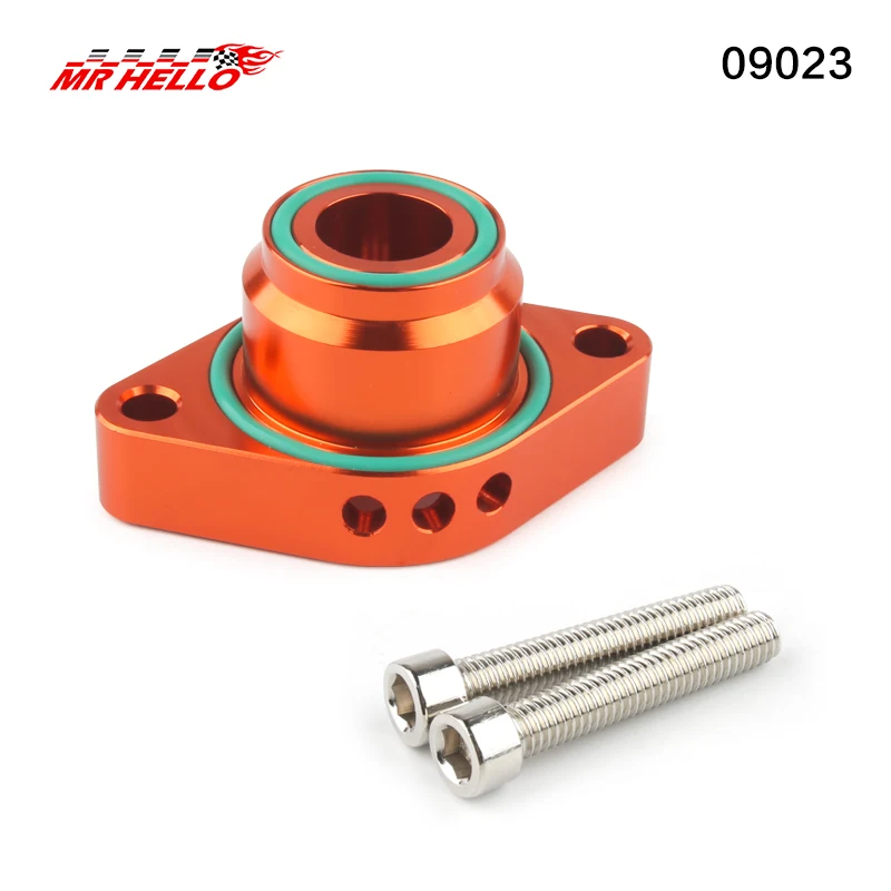 high quality For 1.4 TSi VW/Audi/Seat/Skoda Turbo Blow Off Valve Adapter Aluminum orange