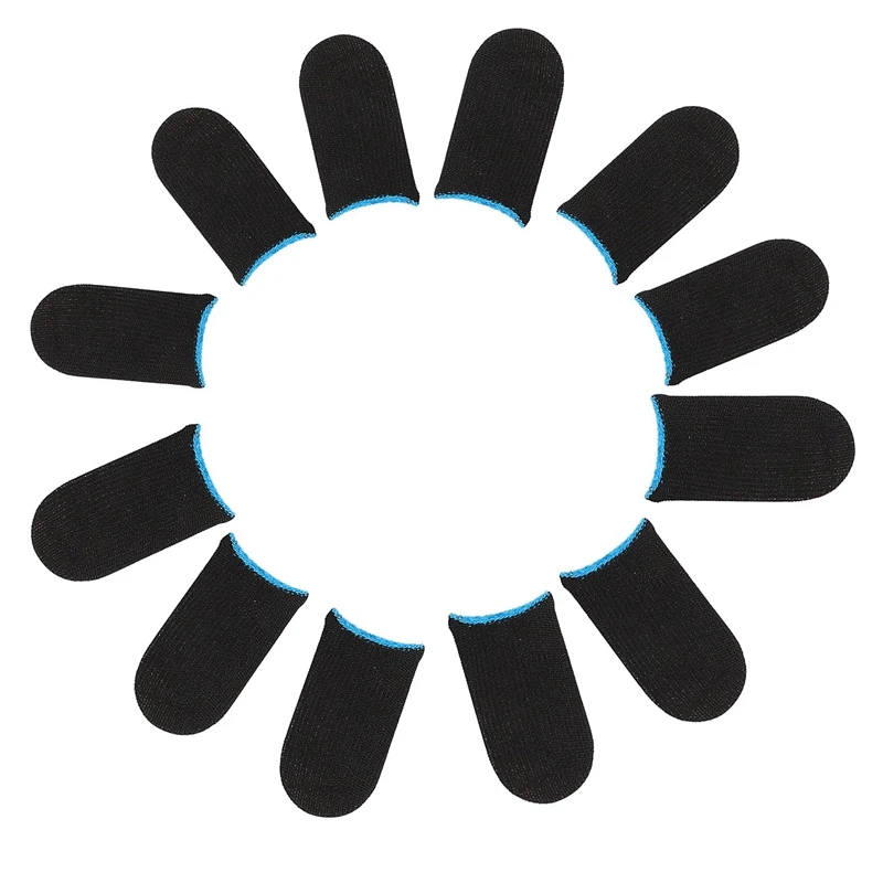 Fundas para dedos de fibra de carbono de 18 pines para juegos móviles PUBG Fundas para dedos con pantalla de contacto (240 piezas)