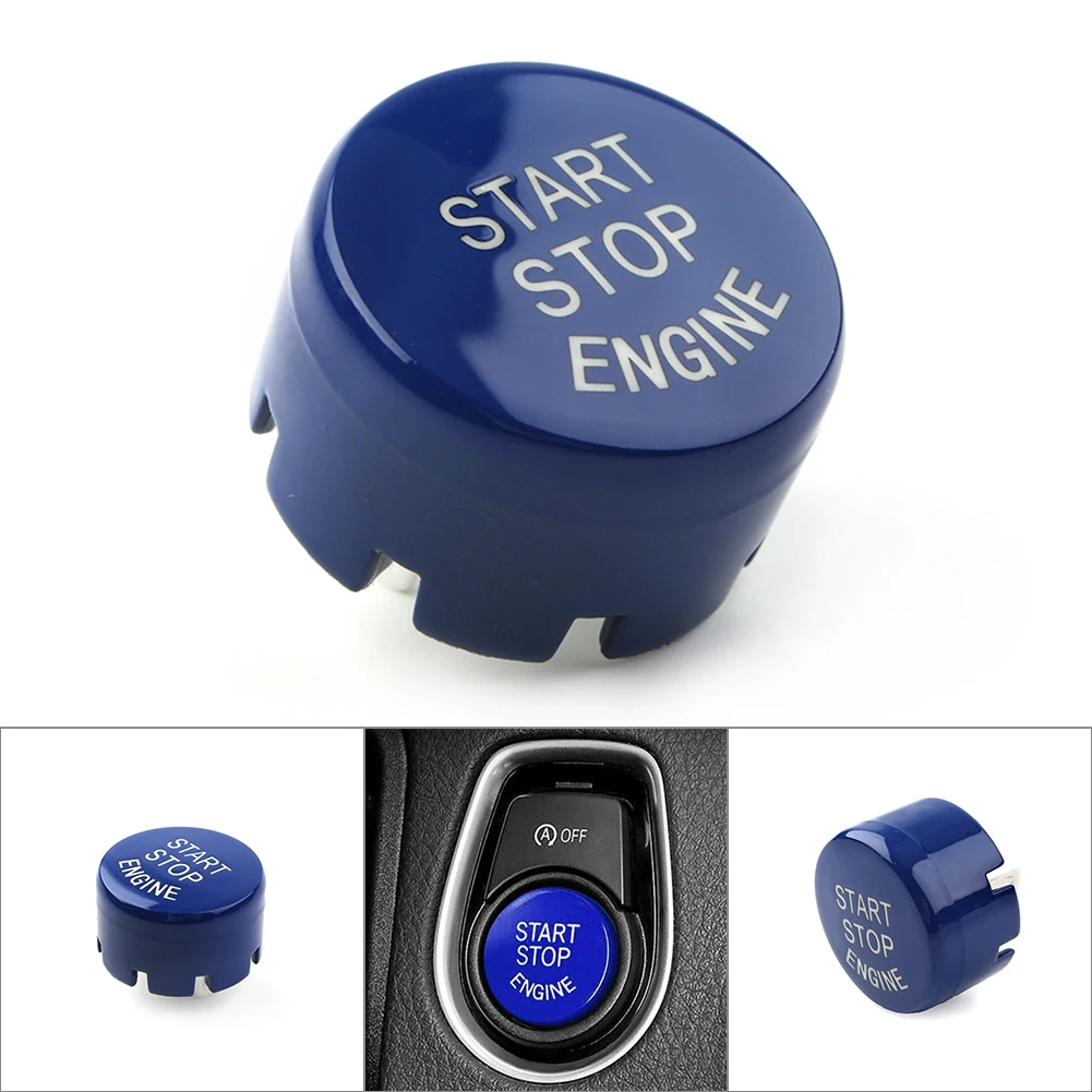 Car Engine Button Covers Auto Start/Stop Switche Button Cover For BMW F classis F10 F13 F20 F22 X1/3 F26 F32 F01 F02 F48 F25 F16