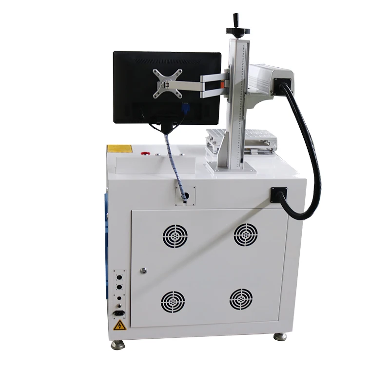 

Raycus JPT SG7110 50W Jewelry Metal Fiber Laser Marking Machine Silver Engraver Steel Carving Marker Ring Rotary Axis Optional