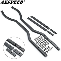 AXSPEED Metal Girder Side Frame Chassis Rails Beam 6x6 Refit for 1/10 RC Crawler Car Axial SCX10 Upgrade Parts