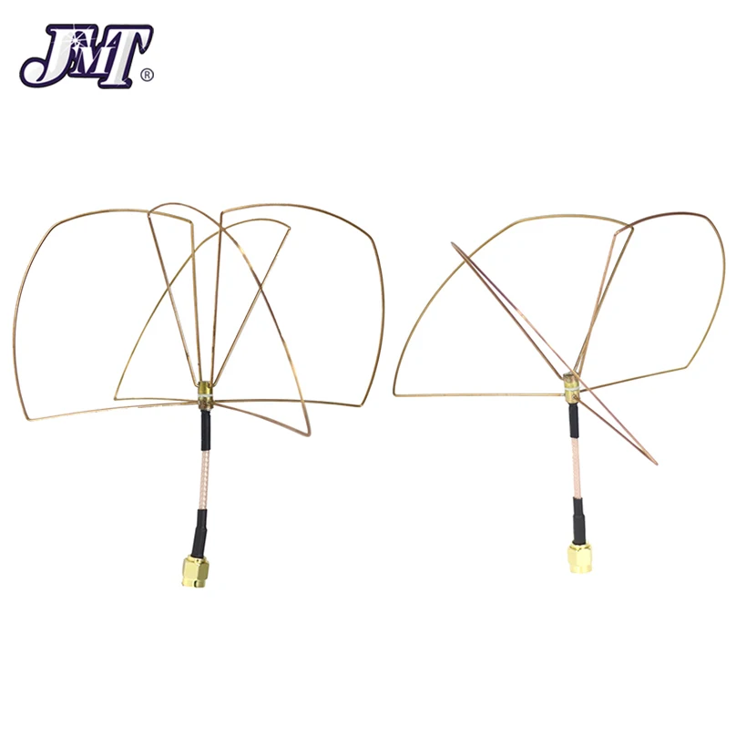 JMT RC FPV 1.2G 1.2GHz Clover Leaf Antenna Circular Polarized SMA male for 1.2Ghz 1.3Ghz Video Transmitter Receiver LawMate Part