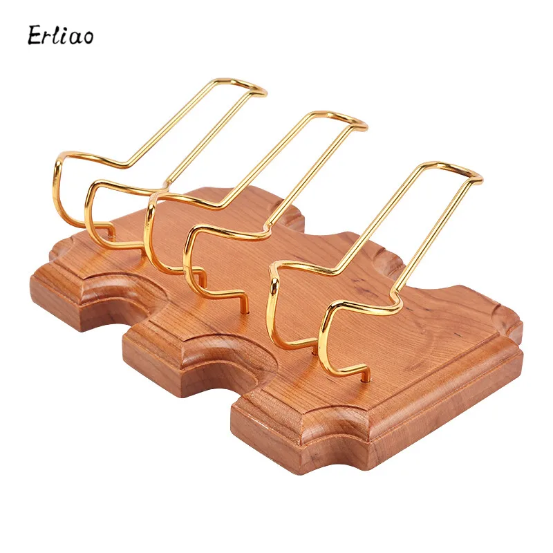 Soporte para pipa de tabaco de varios estilos, accesorios para fumar de sándalo Natural, estante para pipa de 3-4-5, herramienta más segura y