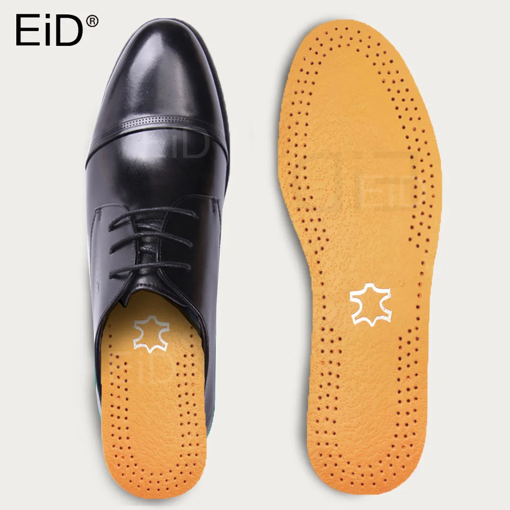 EiD Leather Breathable Deodorant Running Cushion Insoles For Feet  Insoles For Shoes man women Sole Orthopedic Pad foot care