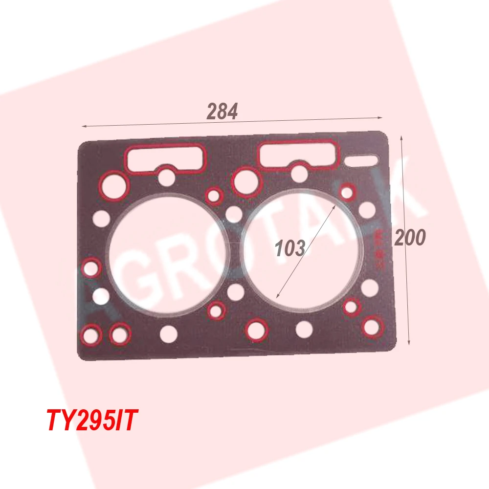 De koppakking voor Jiangdong motor TY3100IT/TY3102IT/TY395T (TY395.2-6), deel nummer: