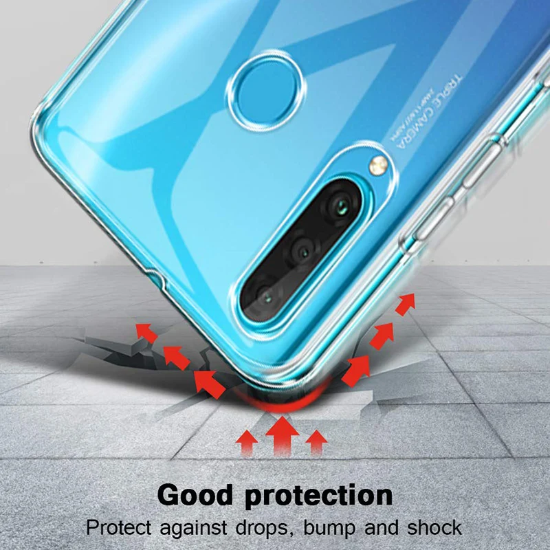 Soft Silicone TPU Ultra Thin Transparent Case For Huawei Y5 Y6 Y7 Y8 Y9 Pro Plus Prime 2018 2019 Art Shockproof Phone Cover