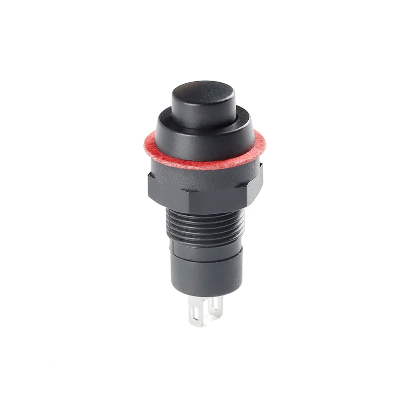 5pcs DS-211 DS-213 Push Button Switch 10mm Momentary / Self Locking Round Button Switch DS211 DS213 miniature