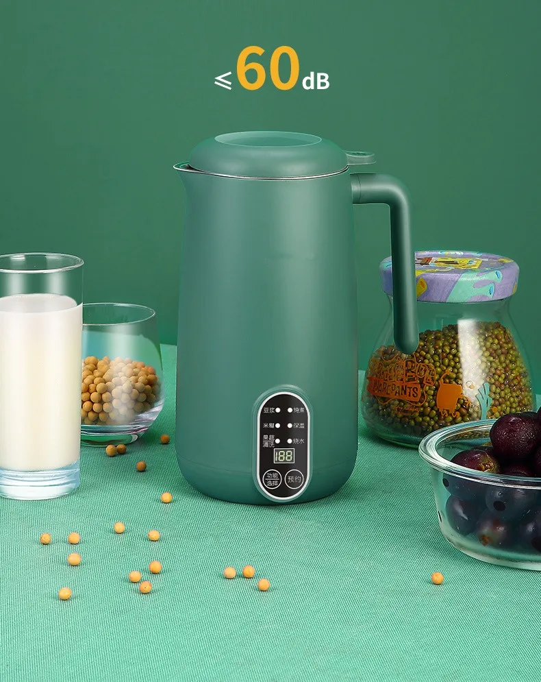 360ML Electric Soybean Milk Maker Juicer 220V Fruit Juice Blender Filter Free Rice Cereal Pumpkin Paste Blender Maker