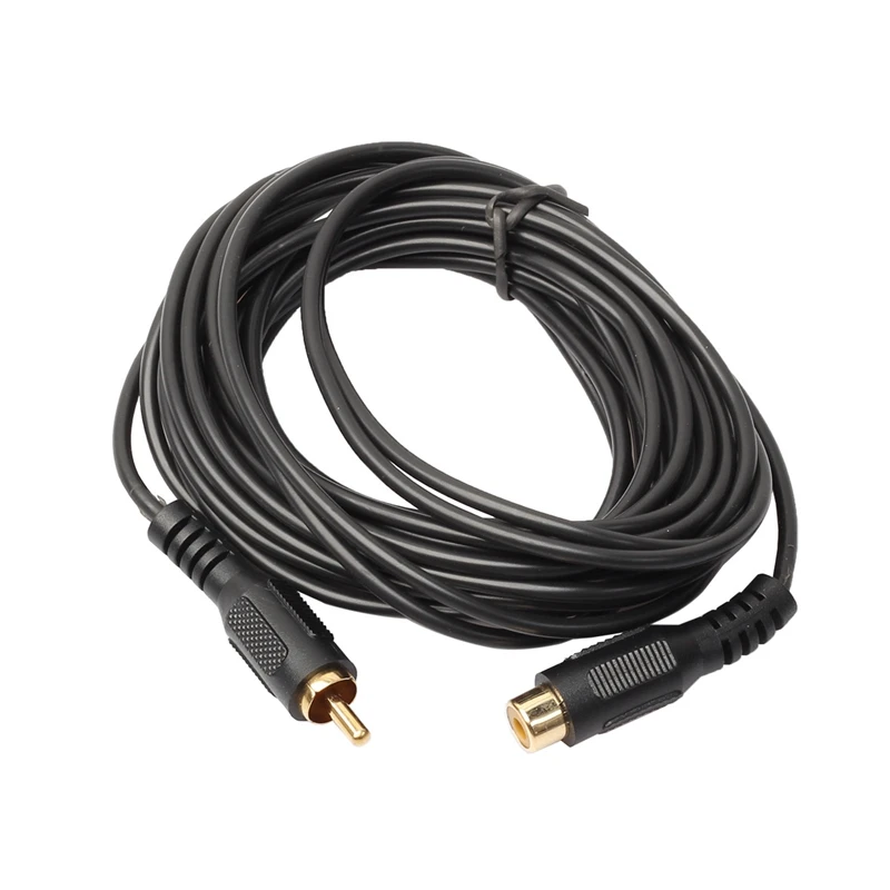 RCA Male to Single RCA Female Single Phono RCA Audio Composite Extension Cables Cord Wire Line for DVD Players TV