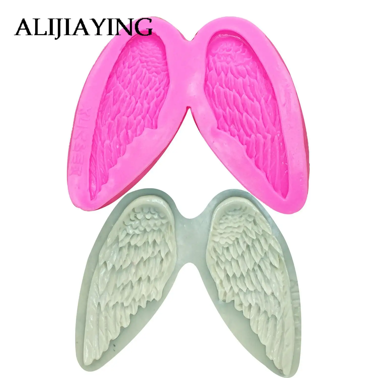 M1109 Angel wings Silicone Mold Fondant Mould Cake Decorating Tools Chocolate Gumpaste Molds, Sugarcraft, Kitchen Accessories