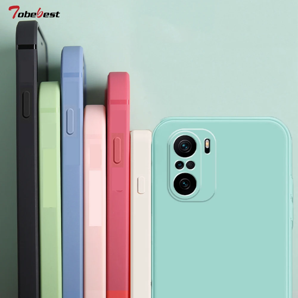 Fashion Square Frame Silicone Phone Case For Xiaomi Redmi K40 K30 K20 Pro Plus Coque Full Protector funda Soft Matte Back Cover