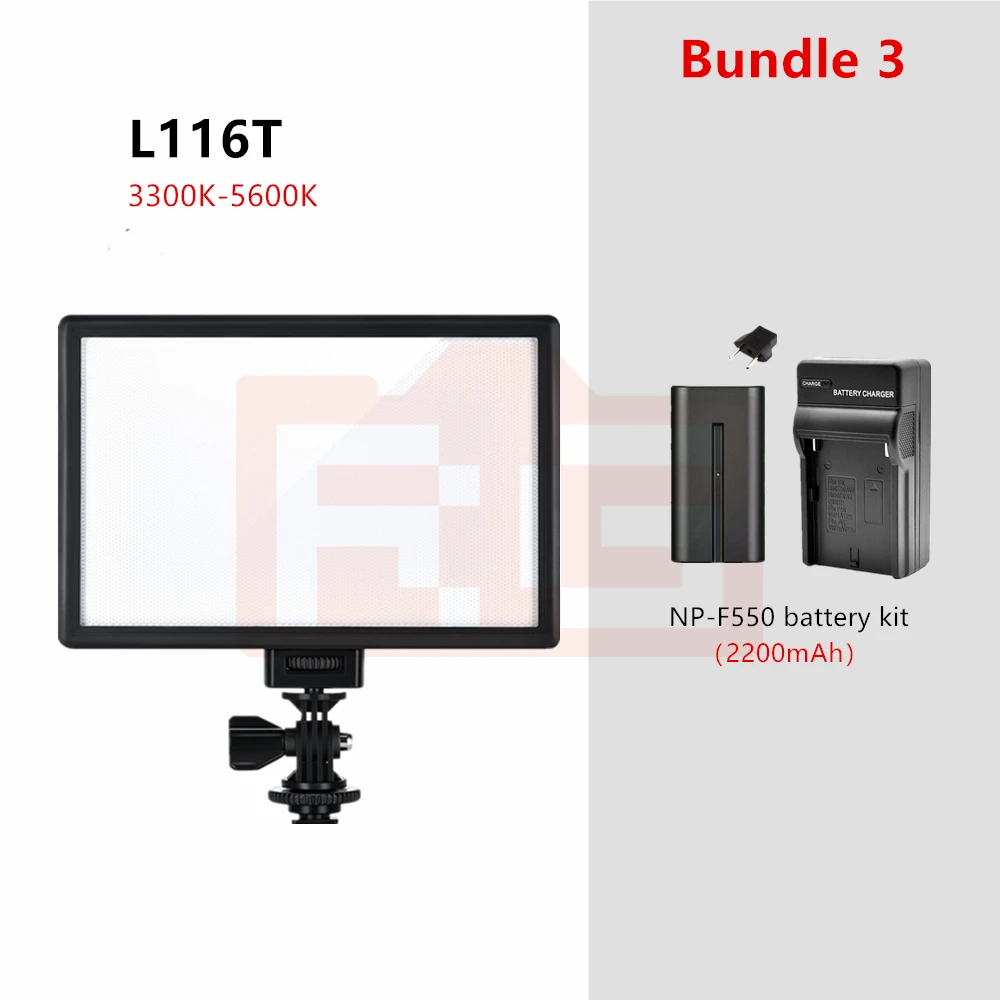 Viltrox L116T Led Video Licht Ultra Dunne Lcd Bi-Color Dimbare Studio Led Verlichting Lamp Panel Voor Camera Dv make-Up Vlog Tiktok