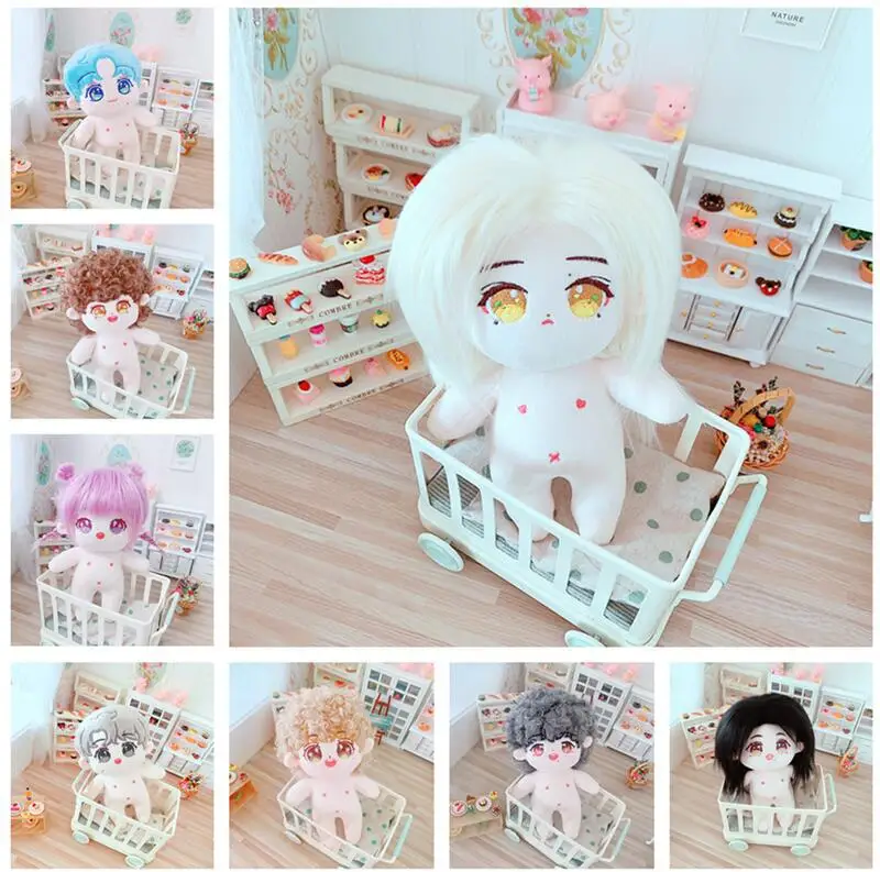 59 types 20cm Baby Doll with hair Plush Doll's Toy Dolls Accessories for our generation Korea Kpop EXO idol Dolls toys Gift