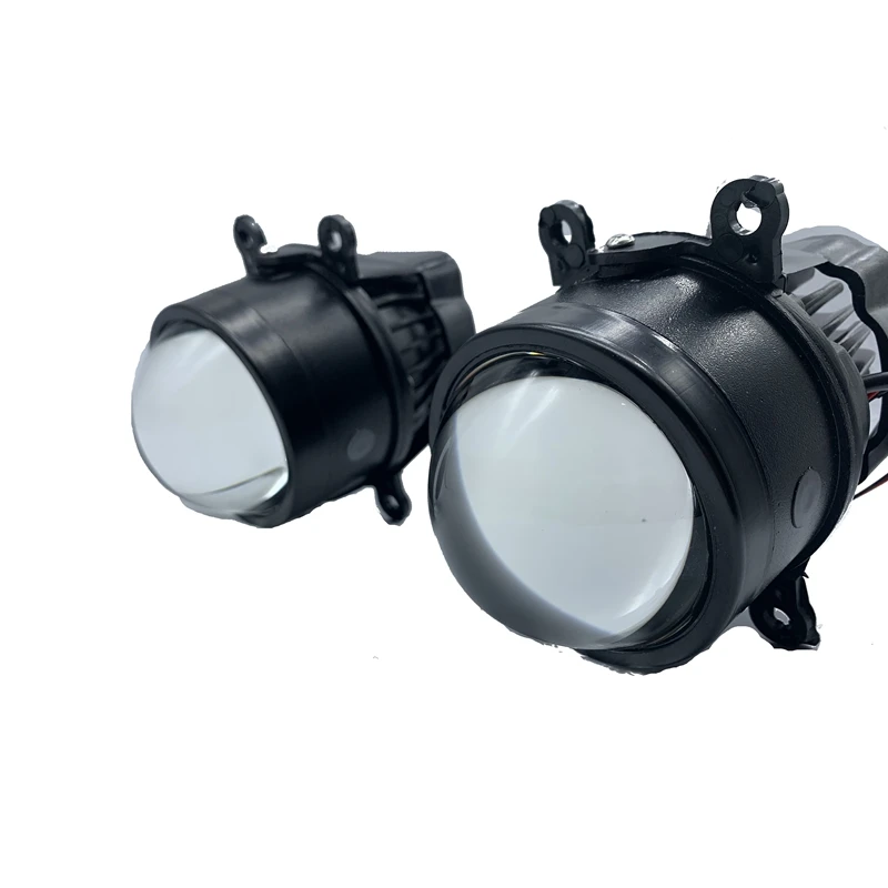 45W 12V high power 3.0 inch led double lens double lamp cup structure high beam is a small sun