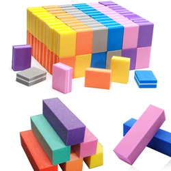10/20 pcs Nail Buffers File Double-sided Sponge Sanding Nail File Blocks Square Block For UV Gel Strips For Nail Polishing Set