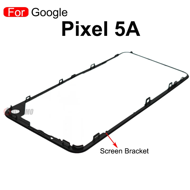 For Google Pixel 5A 5 6 Front Screen Stand Middle Bezel Frame LCD Display Bracket Plastic Hoder Replacement Part