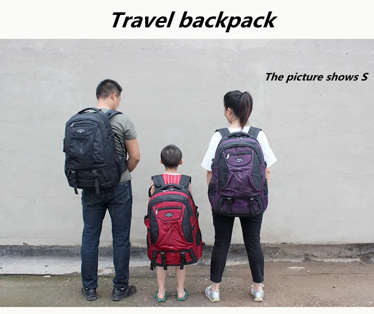 Outdoor 70L Large Capacity Wear Resistance Waterproof Backpack Men Women Trekking Camping Mountaineering Travel Luggage Bag