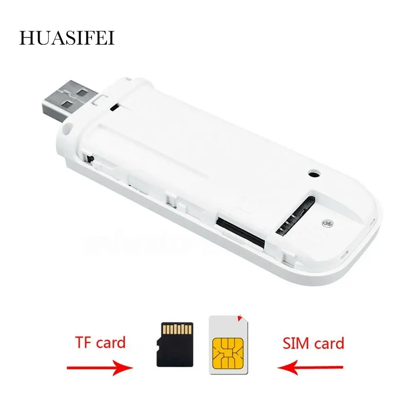 HUASIFEI 4G network card 2.0 USB Modem Router with sim card 4g Modem Adapter Speed up to 150Mbps For laptop Support Global