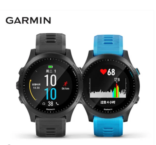 Forerunner-reloj inteligente deportivo para correr, dispositivo resistente al agua hasta 5atm, con GPS, monitor de ritmo cardíaco, 945