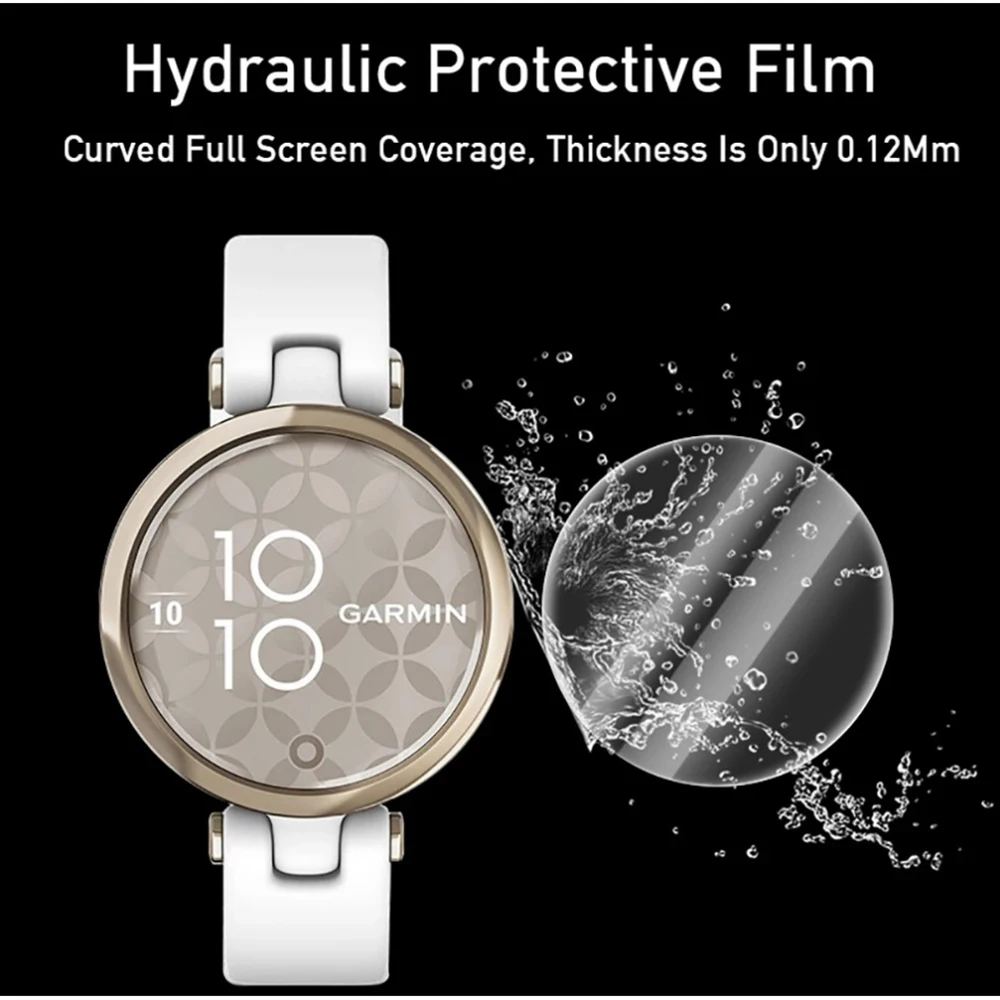 Ochraniacz ekranu do Garmin lily Smart Watch przezroczysta, odporna na zarysowania folia hydrauliczna miękka osłona ochronna do zegarka Garmin Lily