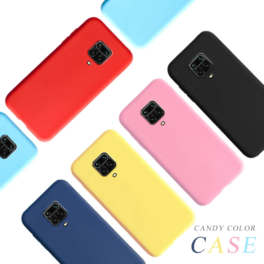 For Xiaomi Redmi Note 9 Pro Case Candy Color Silicon Slim Skin Fundas Celular for Xiomi Redmi Note 9S 9Pro Max Note9S Soft Cover