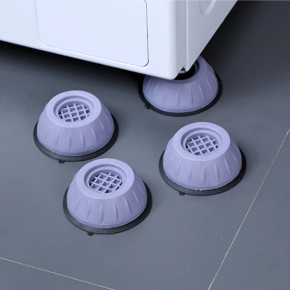 4pcs Anti-slip And Noise-reducing Washing Machine Feet Non-slip Mats Refrigerator Anti-vibration pad  Kitchen Bathroom Mat