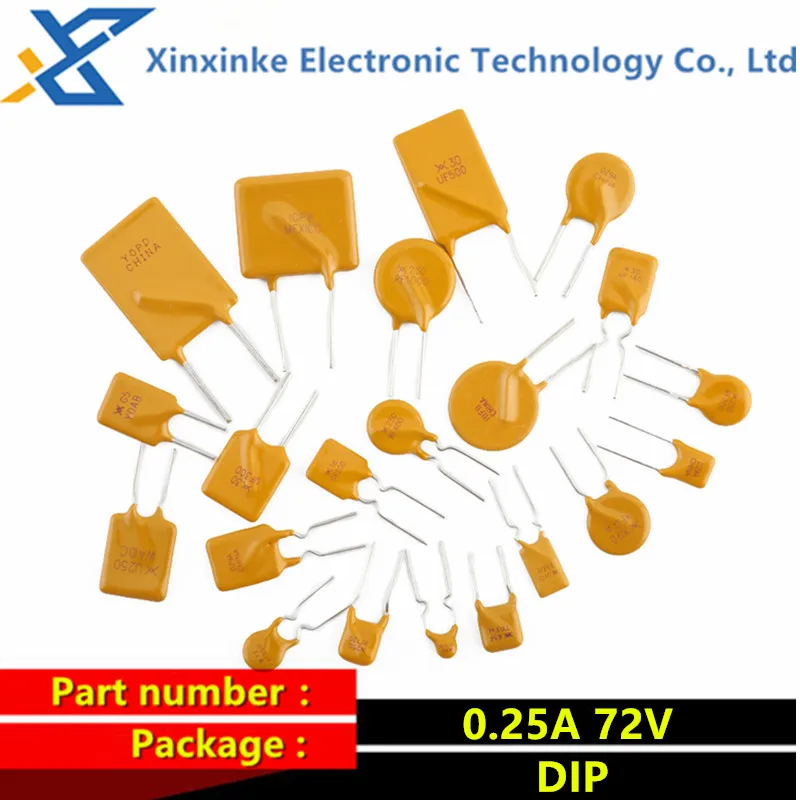 Fusible PPTC DIP à récupération automatique, 5 pièces, 5A, 8A, 3A, 30V, 0,02 A, 0,pipeline, 1,5 A, 250V, 1,1 A, 0,25 A, pipeline 0,5 A, 72V, 3,75 A, 1,6 A, 60V