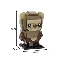 Buildmoc Space Wars Brickheadz Figures Vader-Anakined Queen Jar Binksed General-Grievous Building Blocks Kids Toys for Children