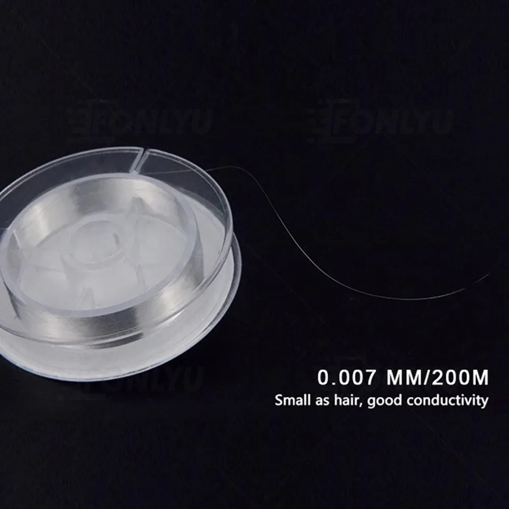 Nắng Siêu Mịn Bạc Nhảy Dây Cực Hàn Dây Bay Dòng Chính Xác Linh Hoạt Mạch Cho Bo Mạch Chủ PCB Dụng Cụ Sửa Chữa