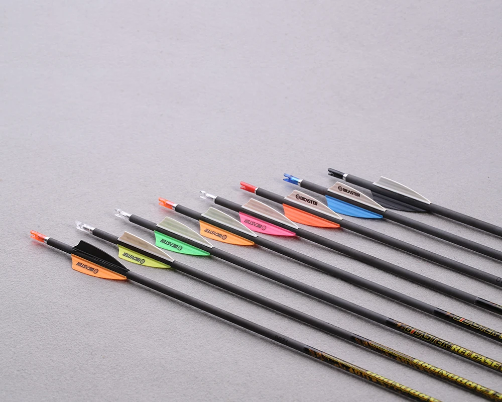 Bicaster 100pcs Arrow Pin Nocks Plastic Size L for 3.2/4.2/6.2mm Shaft Archery Recurve Bows