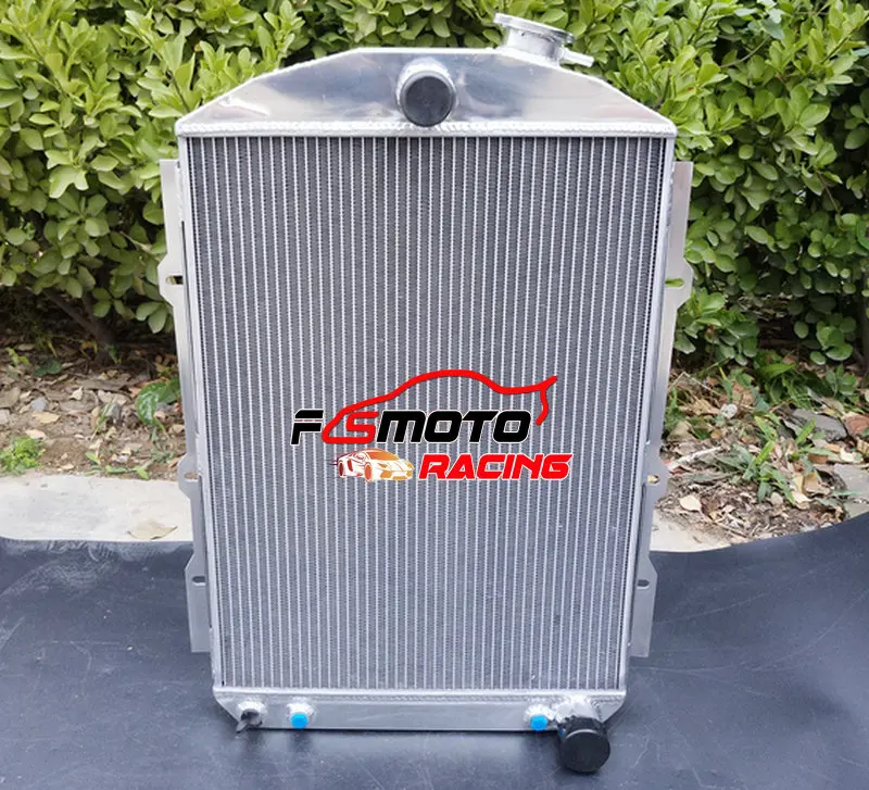 Aluminum Radiator For Chevrolet CHEVY HOT / STREET ROD 350 5.7L V8 W/Tranny Cooler 1938 38