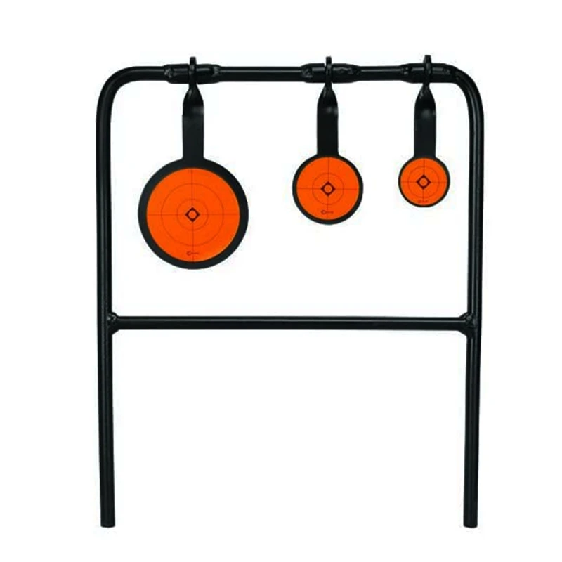 1-6 Targets Self Resetting Metal Target Set Spinning Revolver Pistol Air Gun Rifle Hunting Shooting Paintball Training Accessory