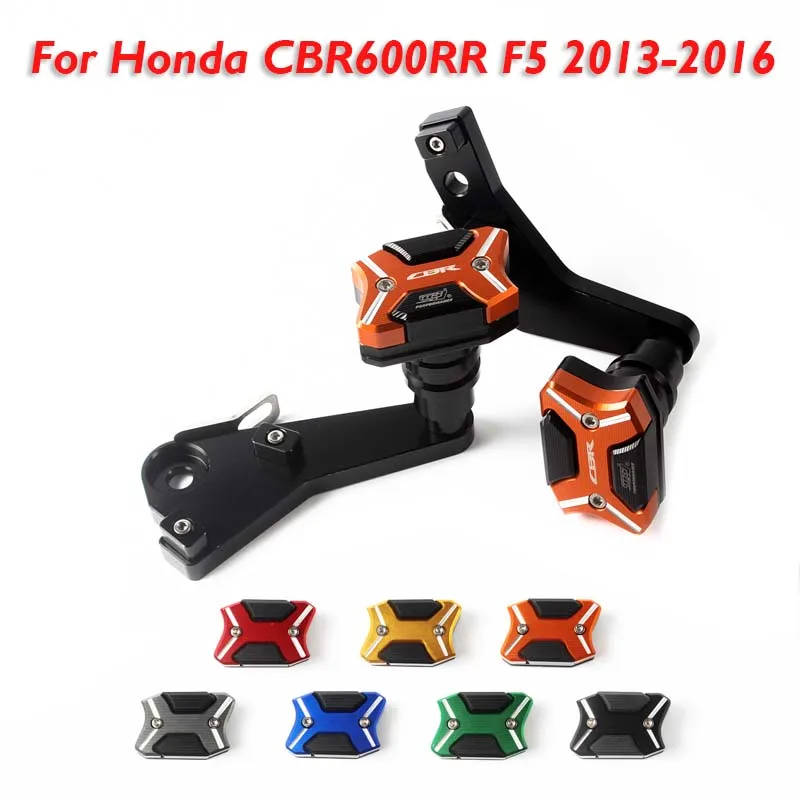 Motorcycle CNC Frame Slider Guards Falling Protection Anti Crash Pads Protector for Honda CBR600RR F5 2013 2014 2015 2016