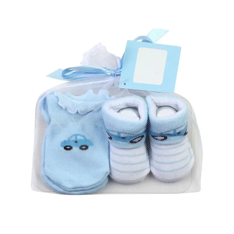 

Baby Socks + Anti-Scratch Gloves Set for Baby Boys Infant 0-6 Months Newborn Gift Baby Accessories