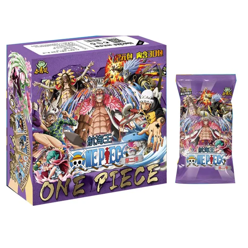 Luffy Japanse Anime Collectie Kaart Cartas Luffy Roronoa Sanji Nami Tcg Spel Kaarten 50-210 Stks/doos Kinderen Verjaardagscadeau