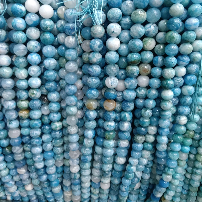 Round Natural Hemimorphite Stone Beads 4/6/8/10/12/14mm Loose Gem Stone Bead For Jewelry Making DIY Healing Energy Bracelet 15''